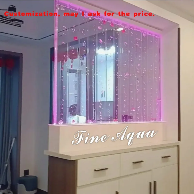 

На заказ.Акриловая перегородка, подвижная перегородка для офиса, ресторана, пузырьковая занавеска, стена