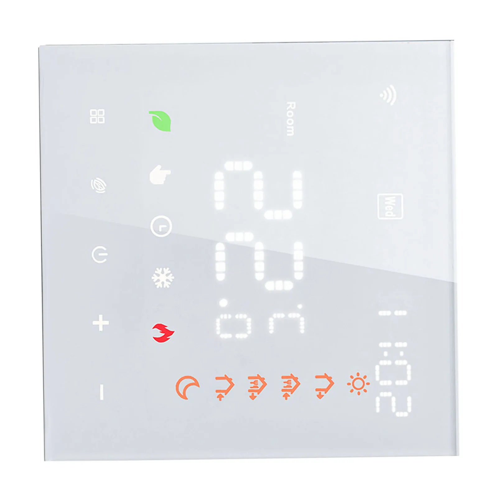 Smart Thermostat for 16A Electric Heating LCD Digital Display Touchscreen Underfloor Heating Programmable Temperature Controller