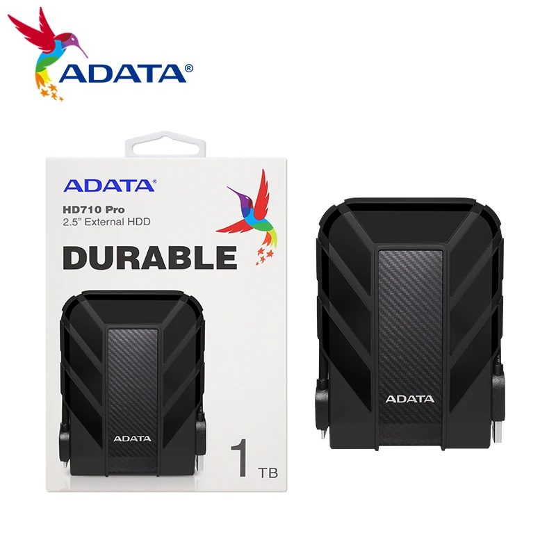 Imagem -02 - Adata Hdd 710pro Usb3.2 Gen1 Disco Rígido Removível Triplo à Prova de Água e Poeira e Choque Fotografia ao ar Livre Viagem Azul