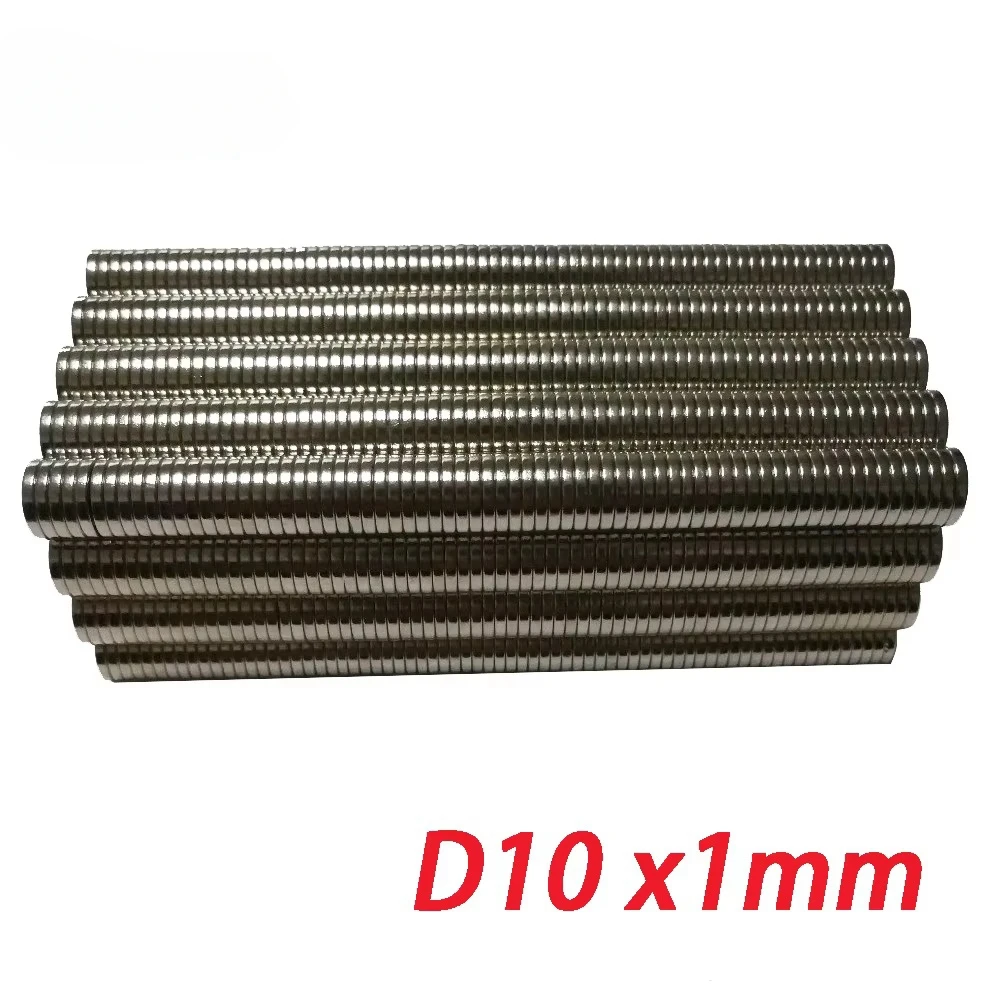 

10/20/50/100PCS 10x1mm Round Neodymium Magnet 10mm x 1mm Powerful Magnet Rare Earth NdFeB Magnets Strong Magnet imanes Disc 10*1