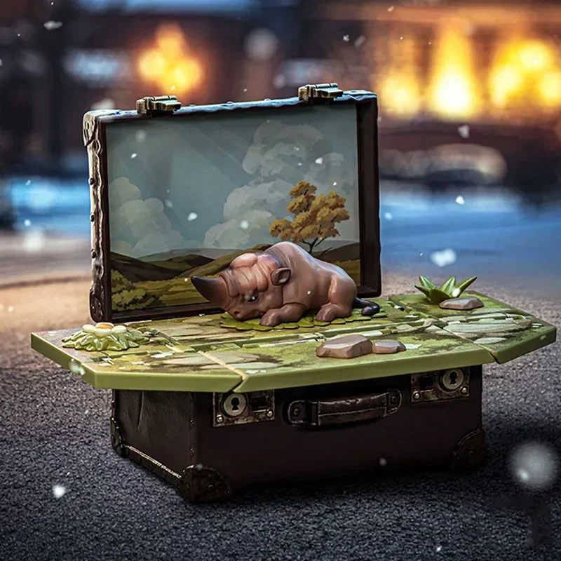 POPMART Serie di Animali Fantastici Scatola Cieca Scatola Misteriosa Guess Bag Giocattoli Bambola Cute Anime Figure Collezione di Ornamenti per il Desktop