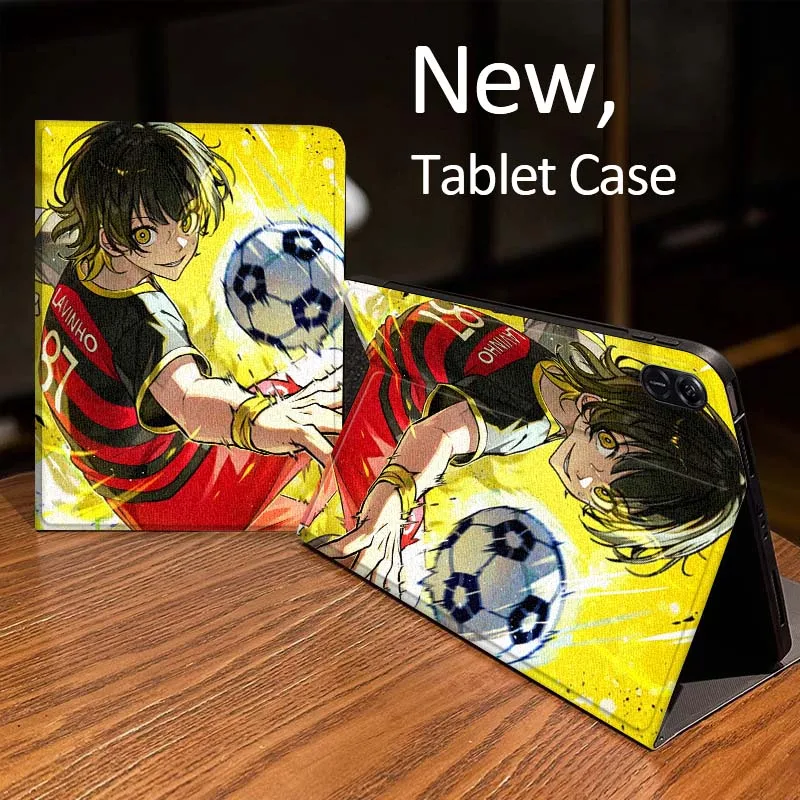 

Cartoon BLUELOCK Anime Art For MediaPad MatePad Air SE Pro M6 M5 M2 T10s T5 10 11 12.6 11.5 12 X 10.8 Inch 10.1 Tablet Case