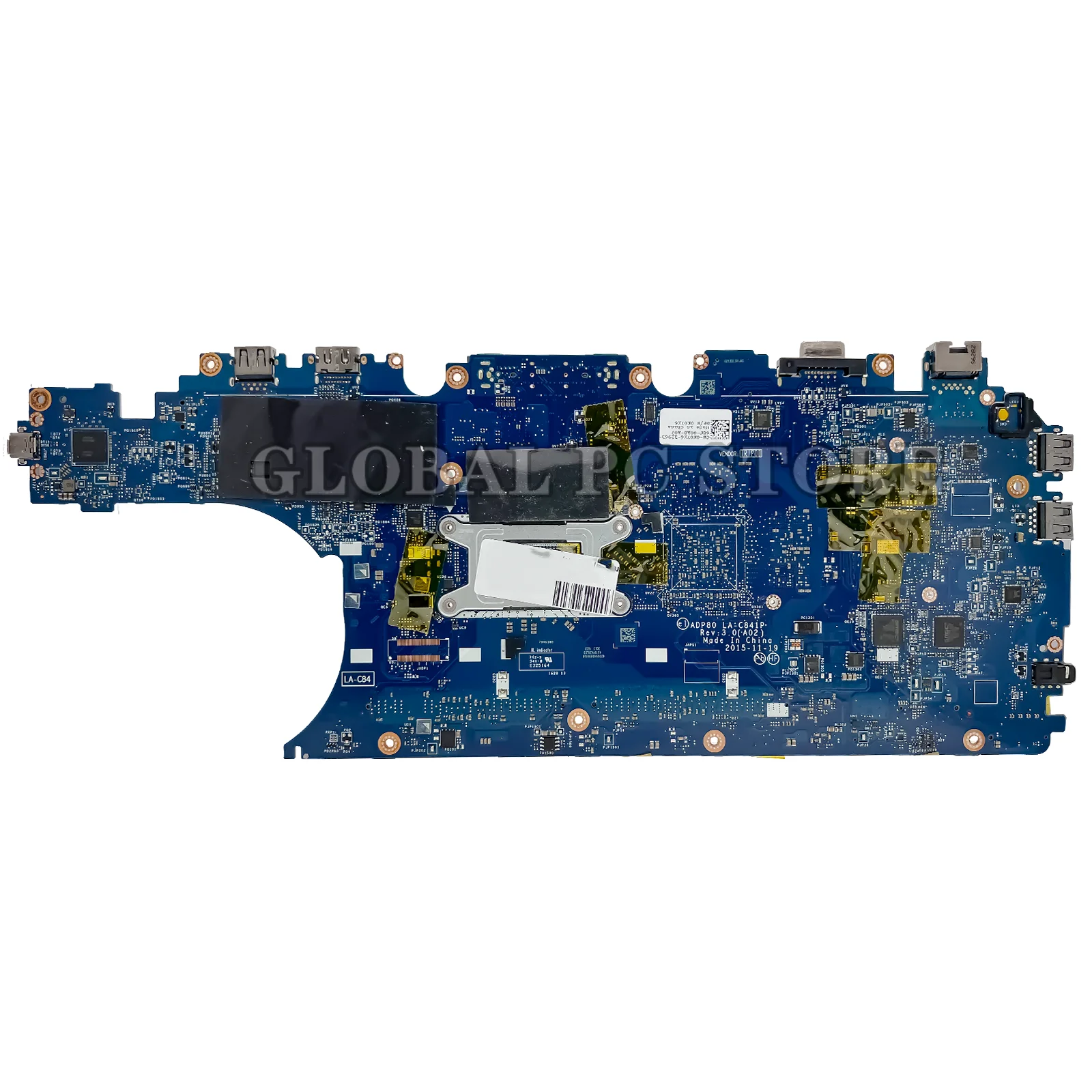 KEFU LA-C841P Mainboard For Dell Precision 15 3510 Laptop Motherboard E3-1505M i5 i7 6th Gen V2G DDR4