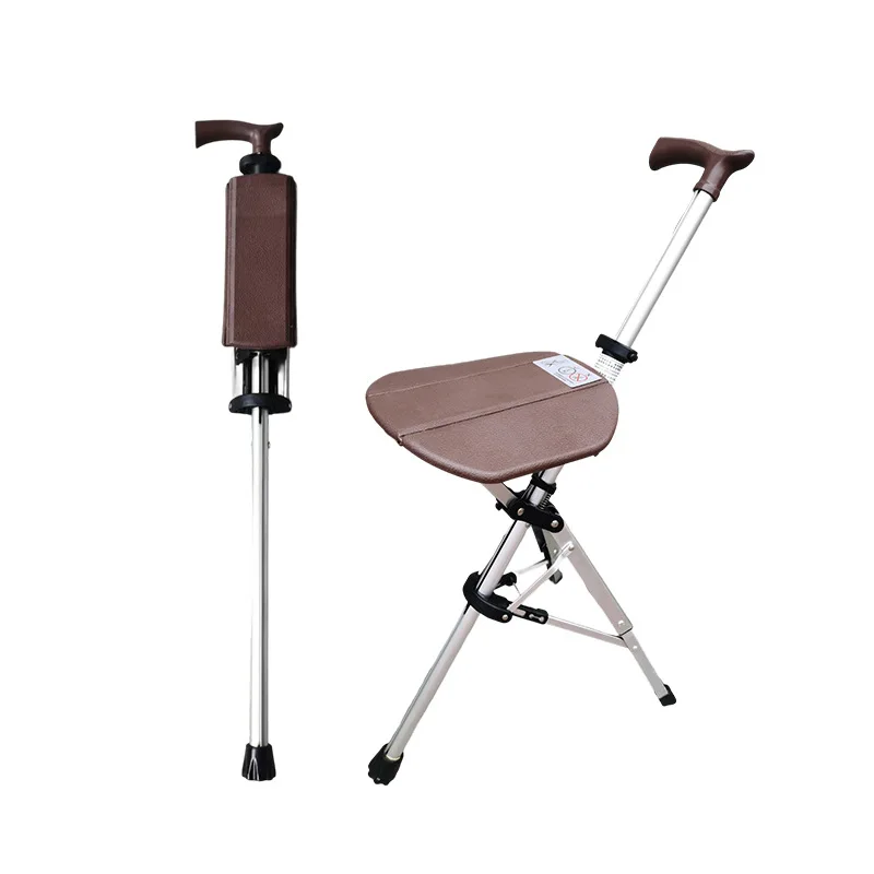 

Трость с сиденьем, легкая складная трость из алюминиевого сплава, установка свободной нагрузки, 100 кг для пеших прогулок, скалолазания