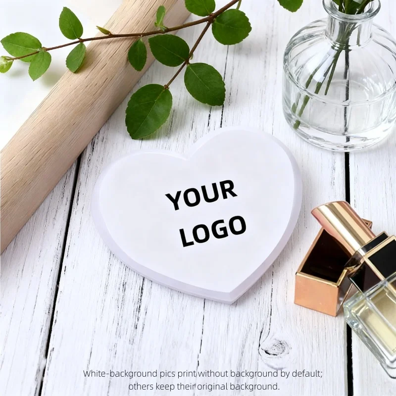 【Logo Custom】50 stuks op maat gemaakte hartvormige spiegel met kam compatibele make-upspiegel, op maat gemaakte groothandel in kammen