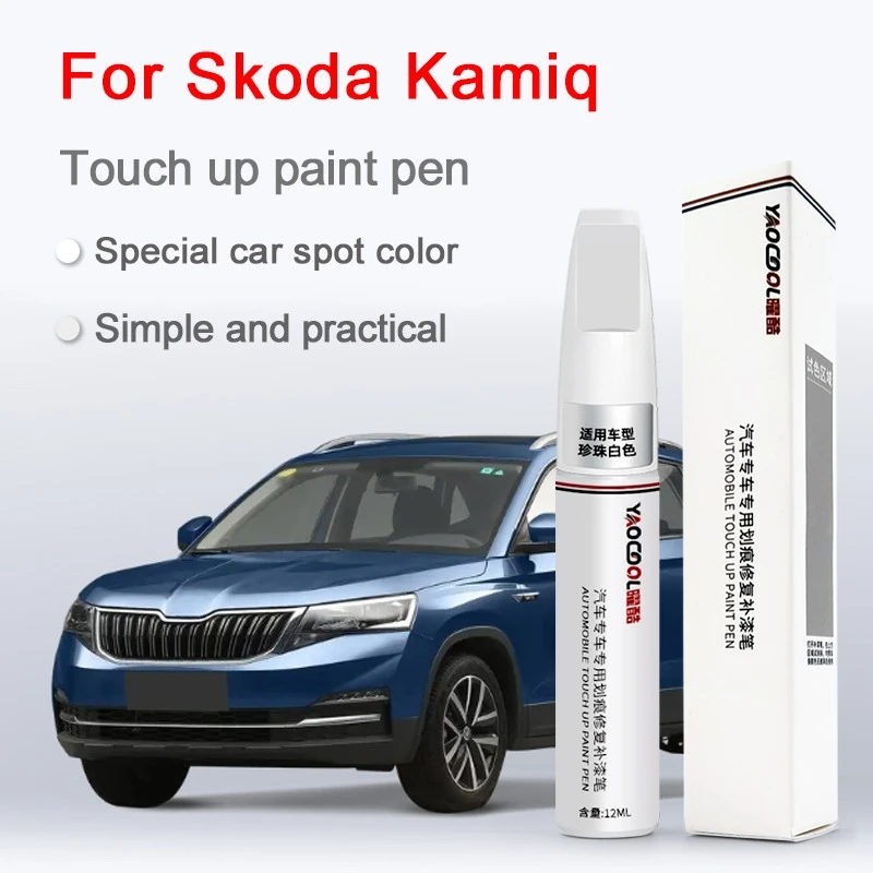 

Для Skoda Kamig автомобильная краска для ретуши, удаление царапин, ремонт краски, защита автомобильной краски, прозрачное покрытие, ручка
