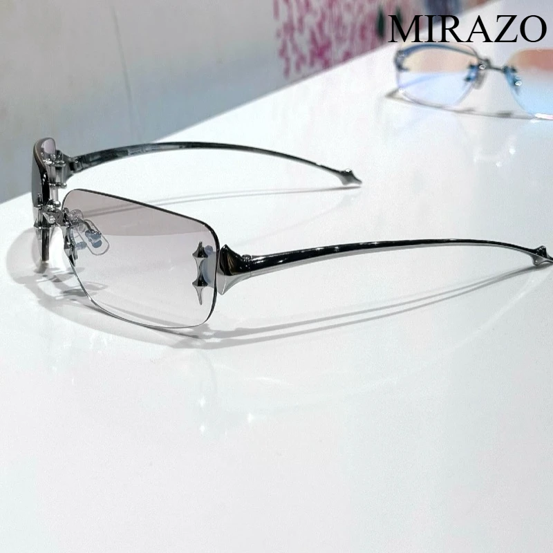 

2026 New Y2K Korean GM Sunglass Titanium Luxury Brand Designer Fashion High End Half frame Sunglasses Shades UV400 Eyewear