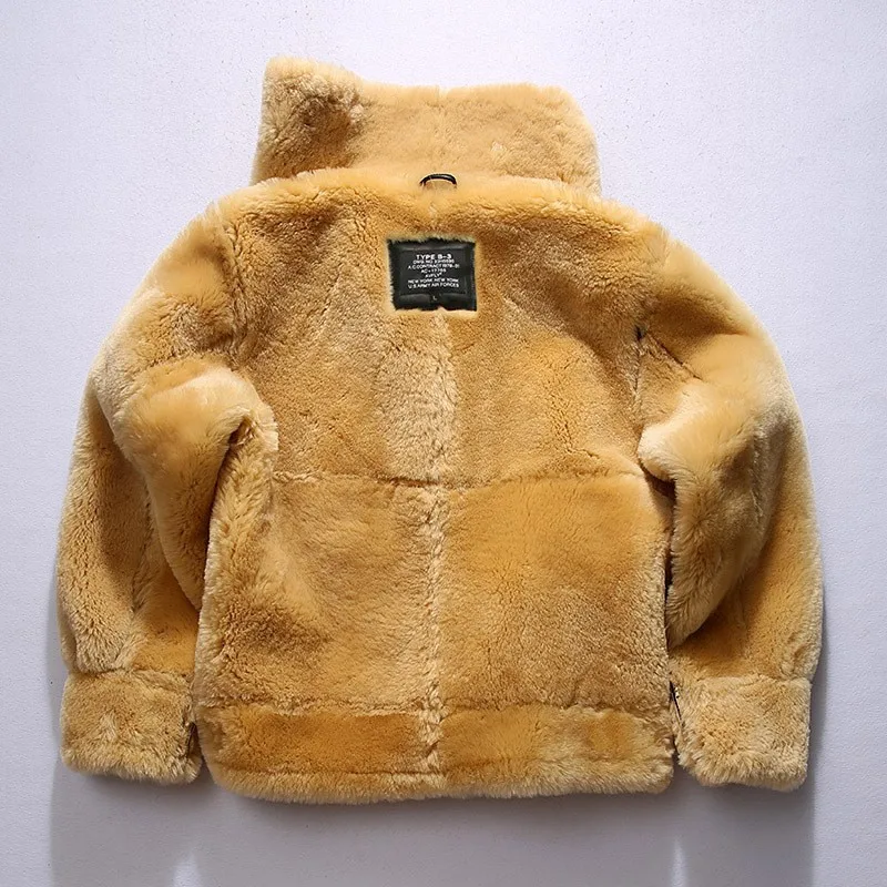 Men's fur all-in-one with thick coat and
