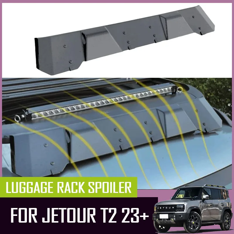 

Подходит для JETOUR Traveler T2, автомобильный багажник для кемпинга, спойлер на крышу, внешние аксессуары