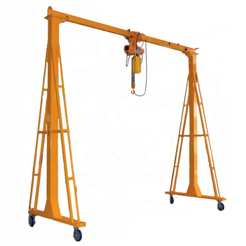 Hot sale factory workshop with electric hoist 5ton 3ton 1ton gantry crane