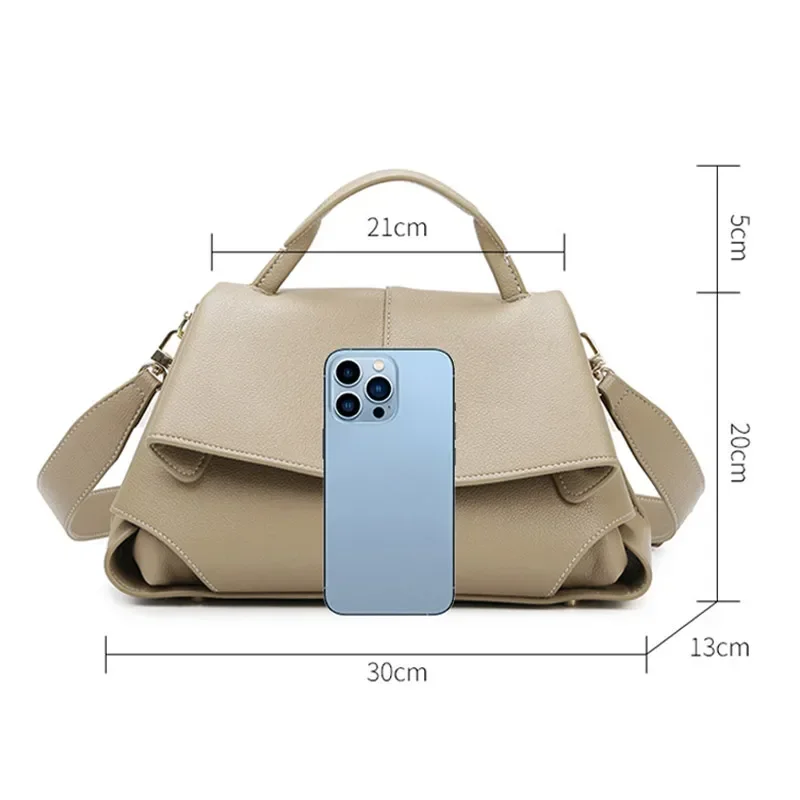 Luxus Marke Schulter Tasche Französisch Elegante Leder Handtasche Neue Matt Große-kapazität Pendler Tasche Nische Design Kreative Frauen Tasche – Detail 1