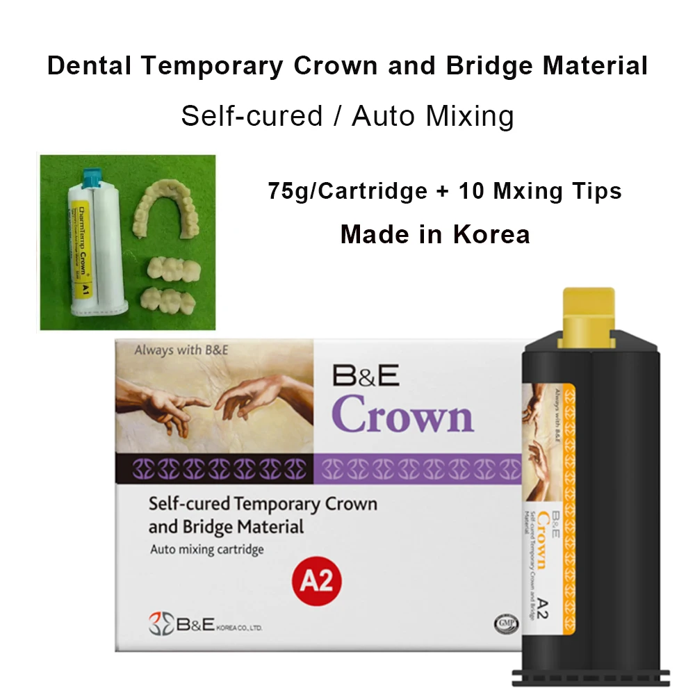 

Стоматологическая временная коронка и мостовой материал, самоотверждаемая, автоматическое смешивание, стоматология, CharmTemp A2 A3