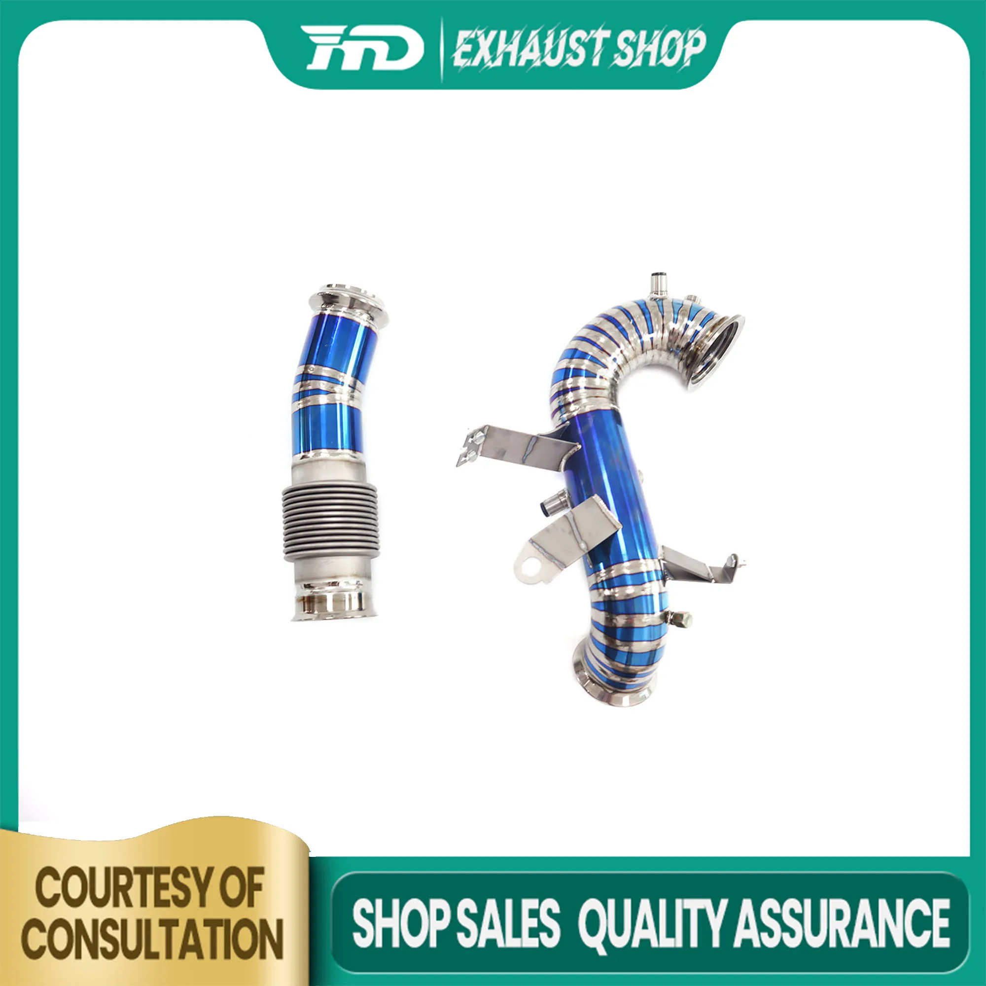 

High Quality Downpipe For Mercedes Benz AMG A45S W177 Discounted Price Exhaust System Ti High Performance HMD