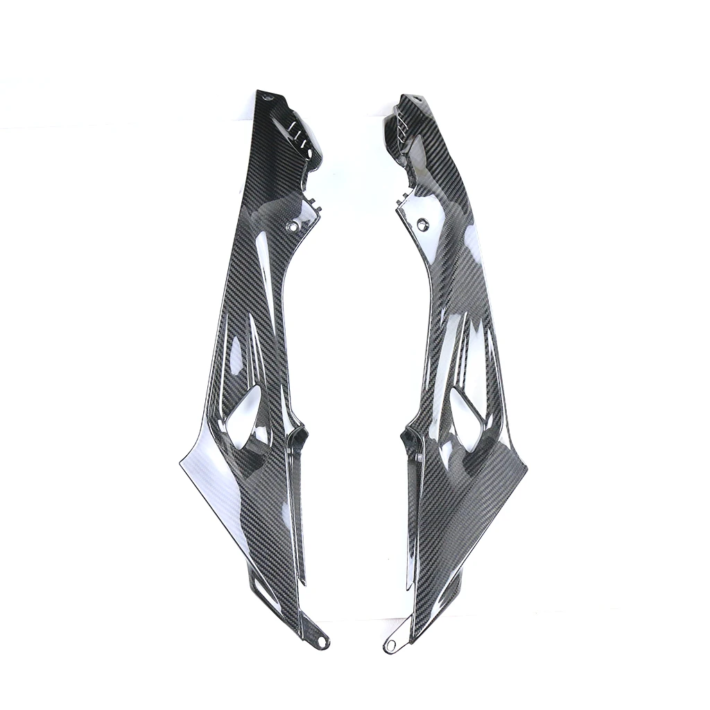 100% Carbon Fiber For BMW S1000RR HP4 S1000R 2014-2020 Motorcycle Fuel Tank Side Panels Cover Fairing Kit Protector Accessories - view 2