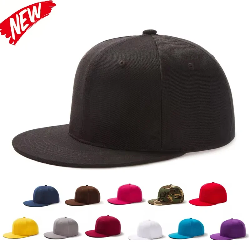 

Classic Fashion 100%cotton Solid Color Baseball Cap Men Women HipHop Outdoor Snapback Caps Adjustable Flat Hats Sun Hat Gorras