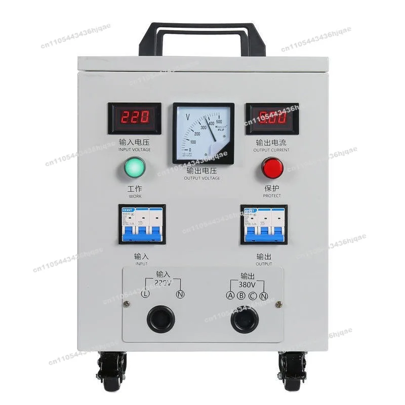 Quality Control Single-phase 60Hz To Three-phase 50Hz Converter 220V To 220V To 380V Power Supply Voltage Transformer
