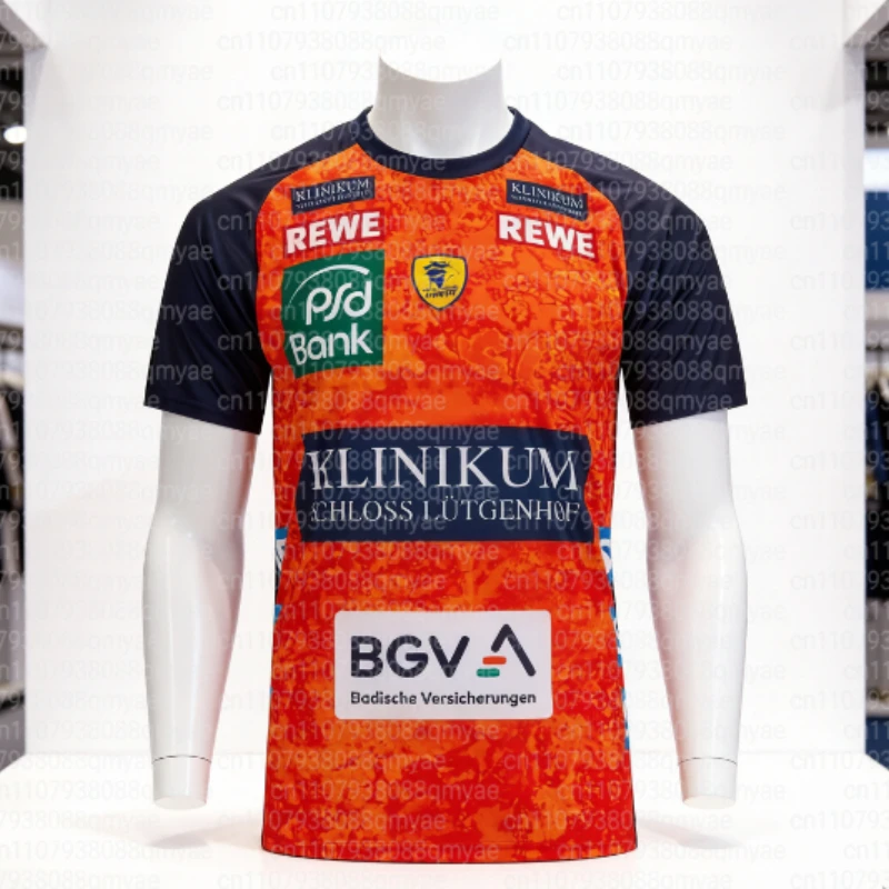 

Мужская и детская гандбольная футболка Rhein-Neckar Löwen 2026: Спортивная, дышащая, оверсайз, для тренировок, семейный комплект