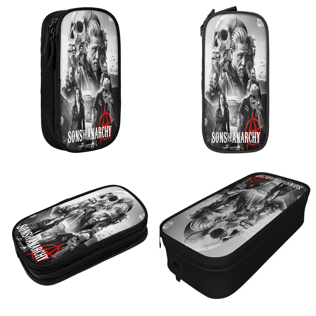 Sons Of Anarchys Tv Series Drama Accessories Pencil Case Large-capacity Office Accessories Pencilcase Gift