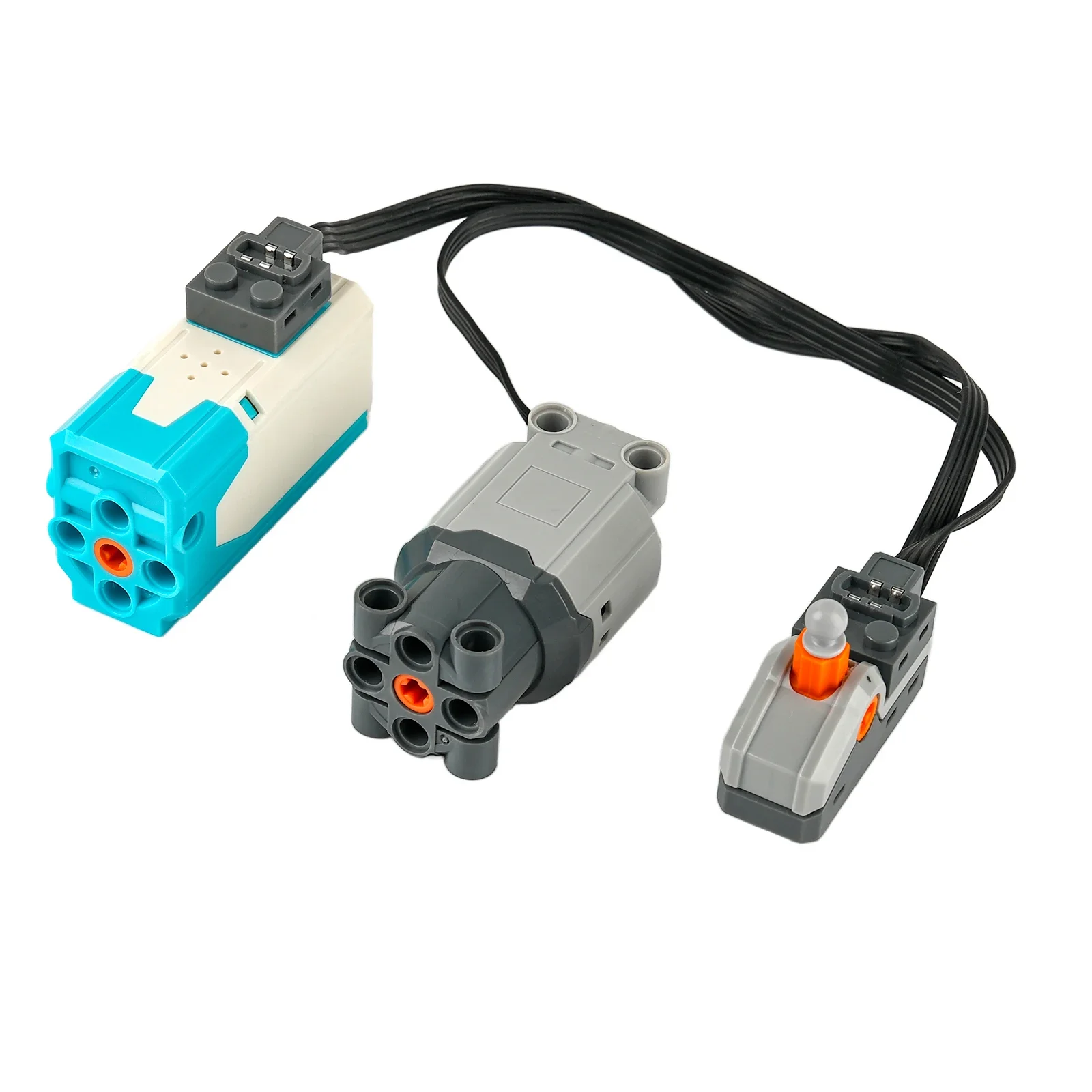 Kit de Motor recargable mejorado, bloques de construcción, funciones de potencia para coches robóticos, juguetes compatibles 8869 88003