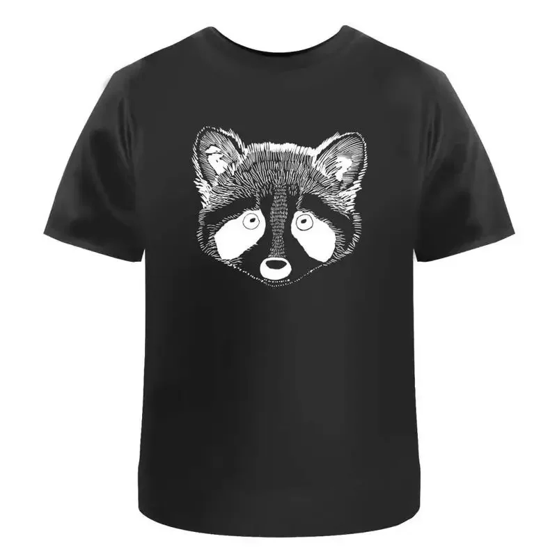 Racoon Head' Cotton T Shirt Ta023425