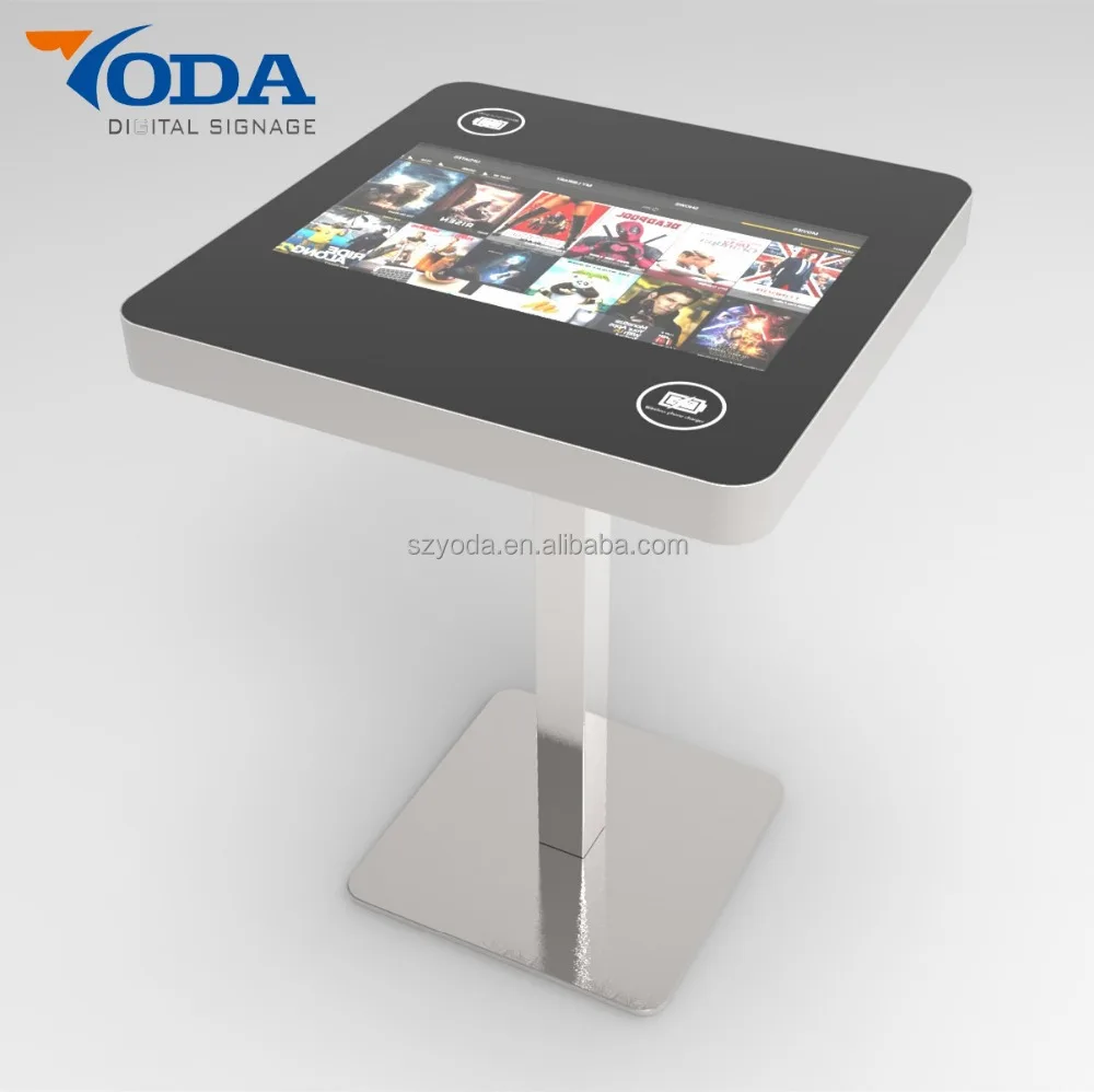 21.5 Inch LCD Multi Touch Screen Table Interactive Game Table For Restaurant/Pub/Bar