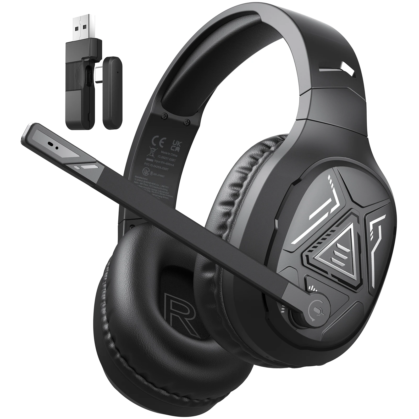 Anc Wireless Over Ear Headphones - 2.4GHz Wireless Headphones Bluetooth 5.3 20ms