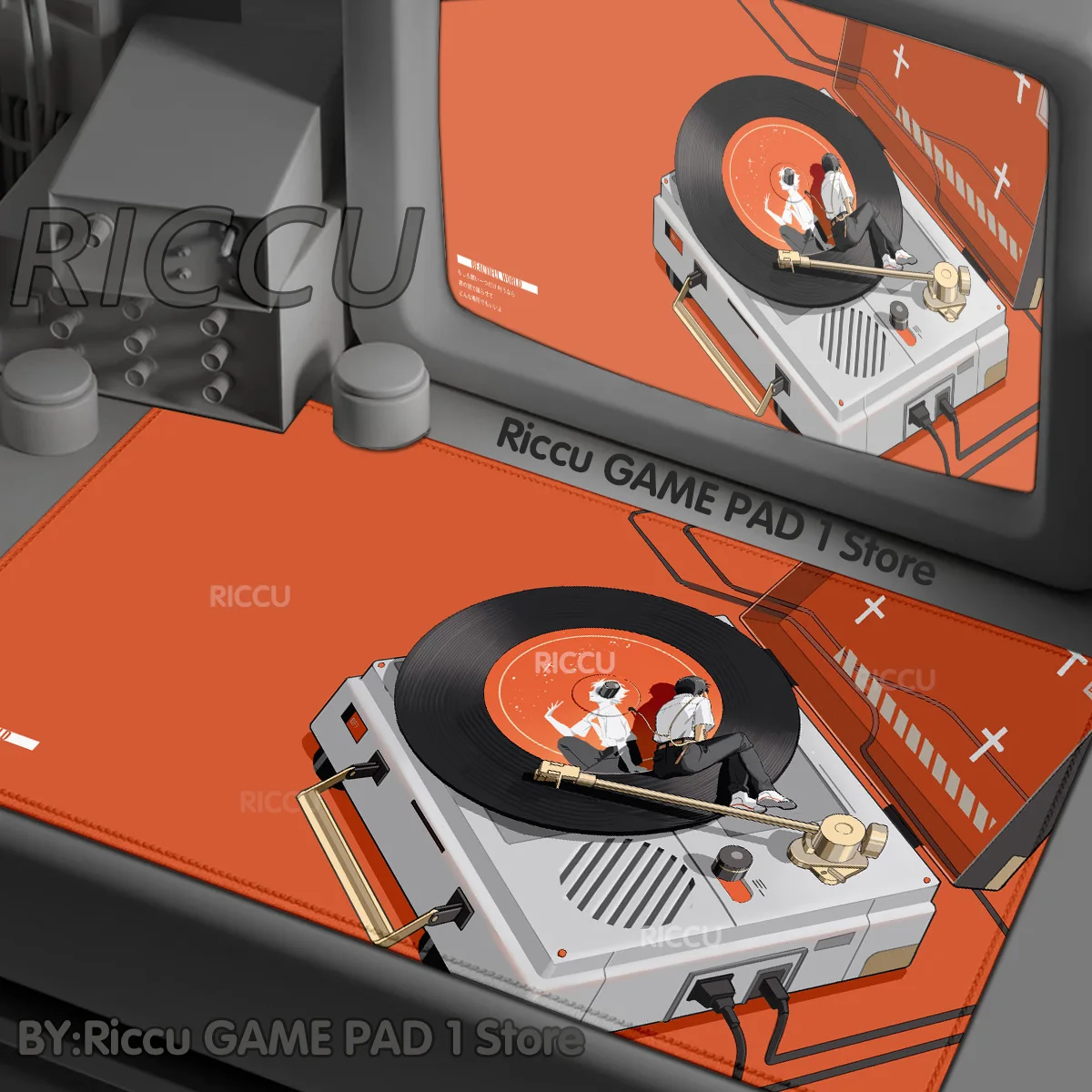 

Phonograph Artwork XXL Mouse Pad Computer Laptop Anime Keyboard Mouse Mat Large Mouse pad Keyboards Gamers Decoracion Desk Mat