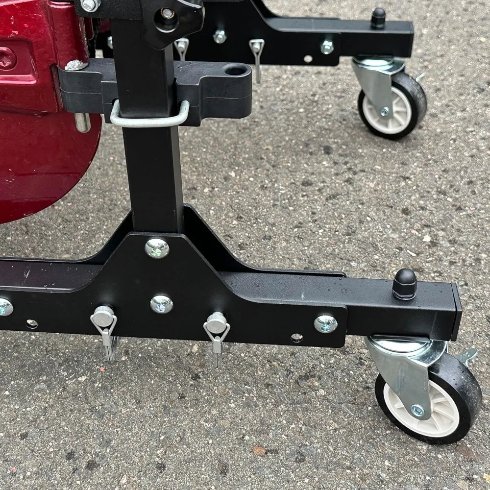 عربة تخزين سوداء مدمجة 4 × 4 ببابين مع رف قابل للطي لموديلات TJ وJK وJL #6