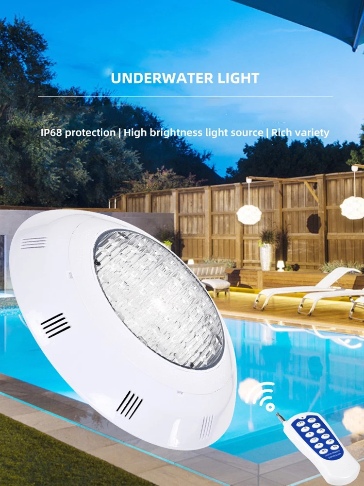 Ip68 Waterproof Rgb Wifi Remote Control Swim Pool Lmap Submersible Underwater Led Swimming Pool Lights 18W 24W 36W