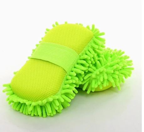 Upgraded Microfiber Chenille Car Wash Sponge,High Water Absorption,Easy Clean, Car Washing Cleaning Tool & Detailing Accessories