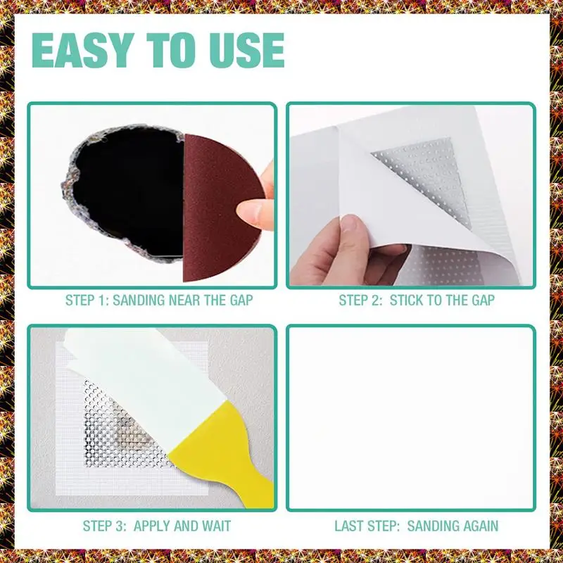 BTCL 1Set Safe Wall Mending Agent For Plaste Spackle Wall Repair Kit Ceiling&Sheet Rock-Dry Wall Repair Spackle
