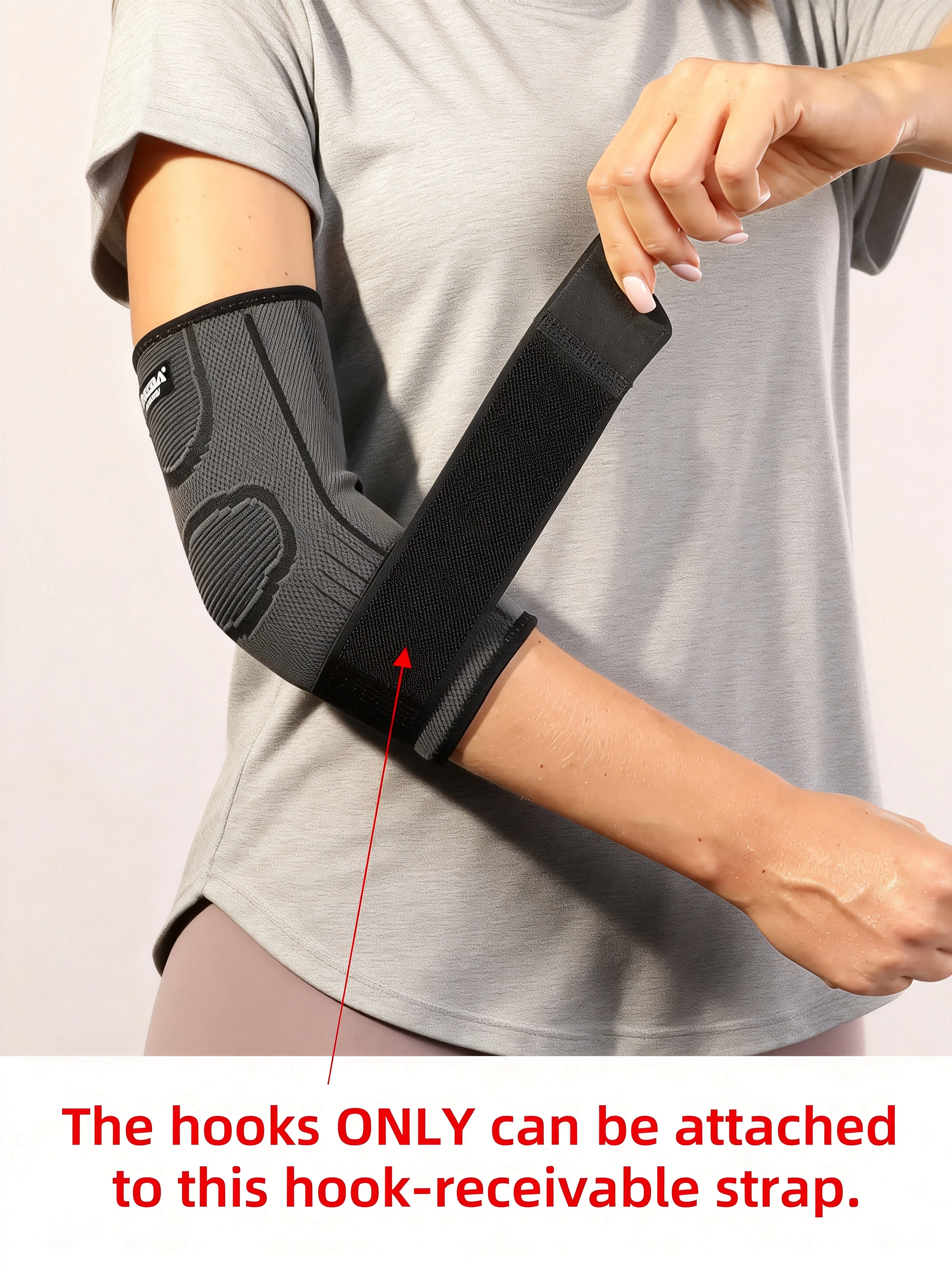 1 Piece Breathable Elastic Elbow Support Arm Sleeve for Basketball Badminton view 3