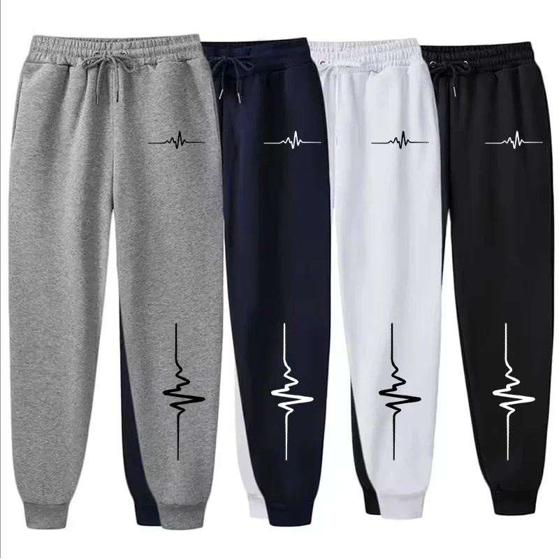 

Модные повседневные мужские брюки для весны и осени: комфортные, универсальные, простые, для активного отдыха, мягкие флисовые джоггеры, спортивные штаны для фитнеса