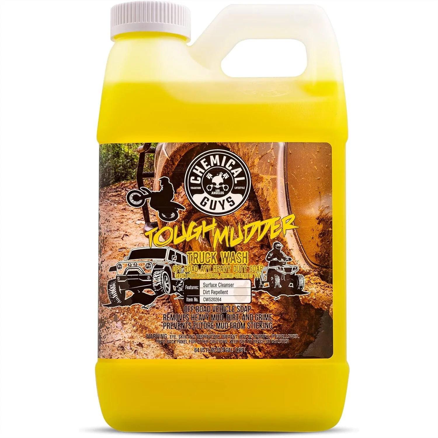 

Heavy Duty Foaming Car Wash Soap for Foam Cannons, Guns, or Buckets - Safe for Trucks, ATVs, RVs, Off-Road Vehicles - 64 oz