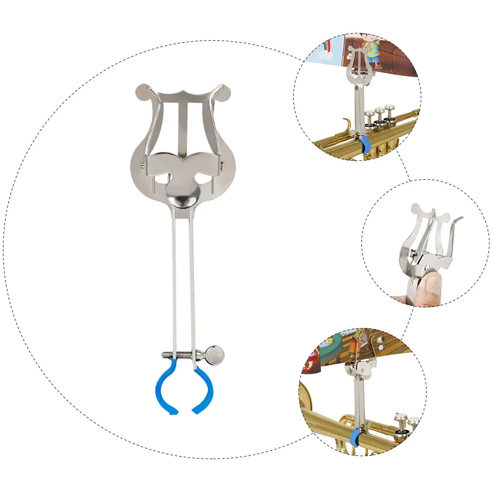 

Portable Score Clip Music Trumpet Stand Instrument Holder Book Trumpets Accessories
