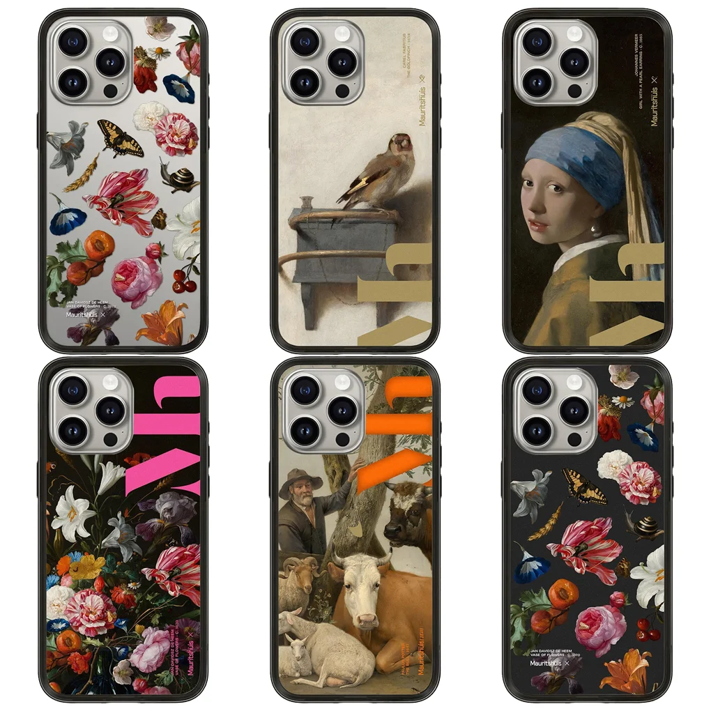

Museum Famous Paintings New Type Imprinted Letters on The Border Acrylic MagSafe Case for IPhone 13 14 15 Pro 16 Pro Max
