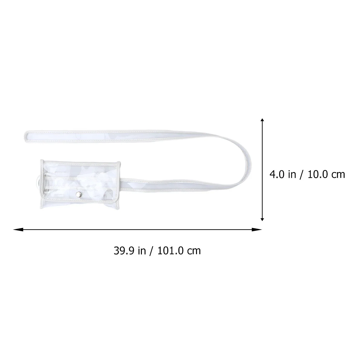 

1 шт., прозрачный кошелек для монет для мобильного телефона, мини-сумка из ПВХ, регулируемый ремень, сумка на плечо для женщин, повседневное вечернее использование