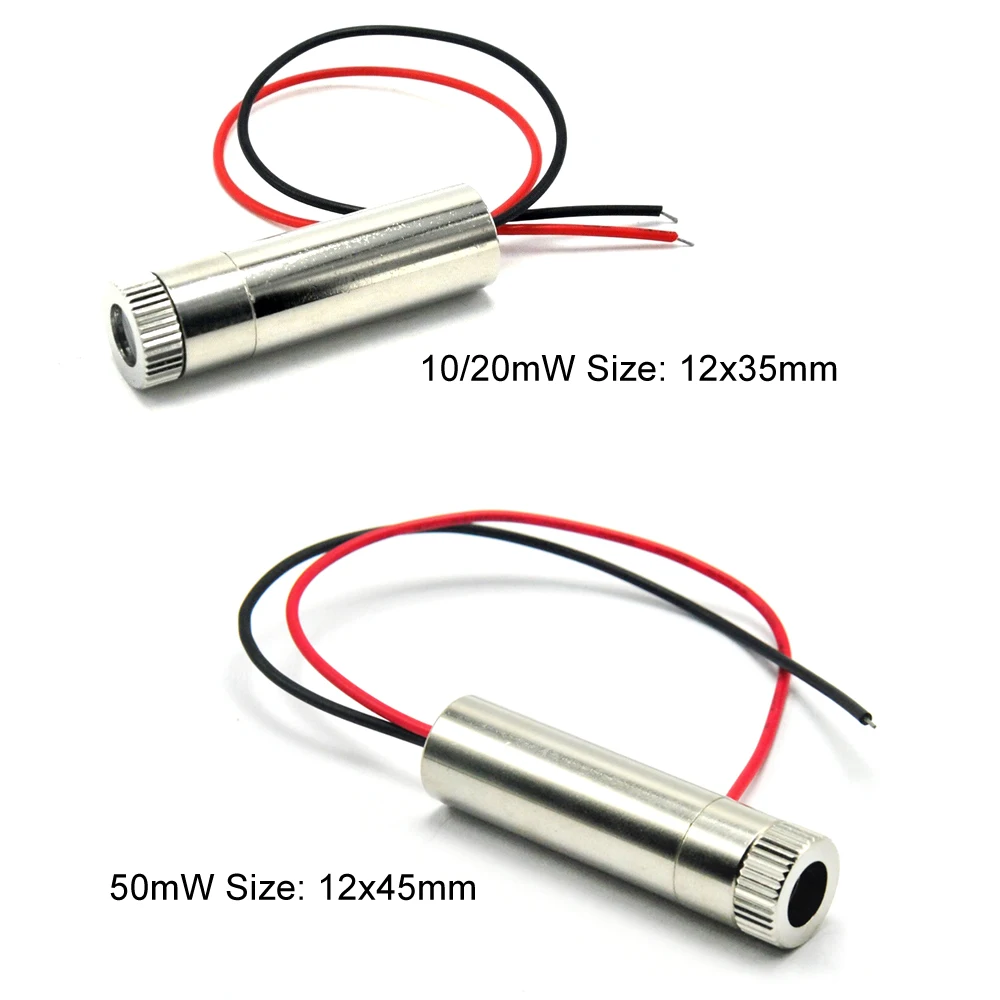 405nm 10mW 20mW 50mW Violet/Blue Laser Diode Module Dot/Line/Cross Light 3.7V-5V - Image 4