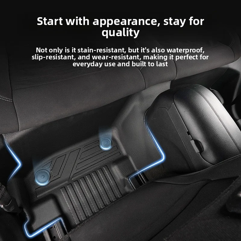 TPE Floor Mats For FORD Mustang 2 door Coupe Convertible 2015-2025 LHD ICEV full coverage accessories - view 3