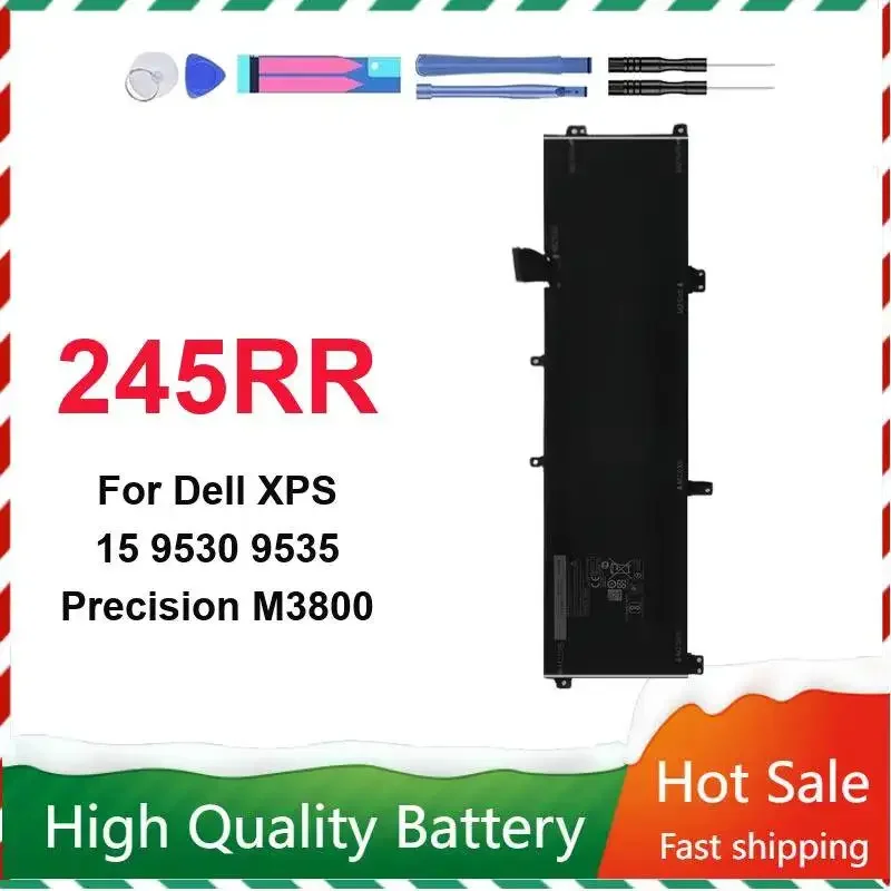 245RR Fast Shipping 8200mAh Laptop Battery Stable Power Supply For Dell Xps 15 9530 9535 Precision M3800