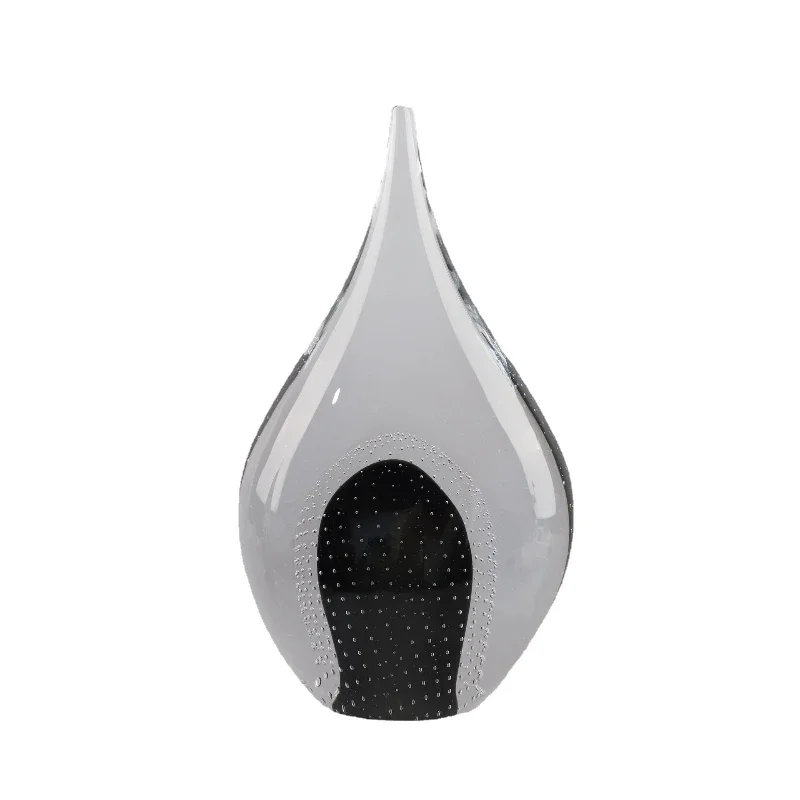 

Modern minimalist creative water drop geometric crystal ornament office study living room bedroom entrance home decoration