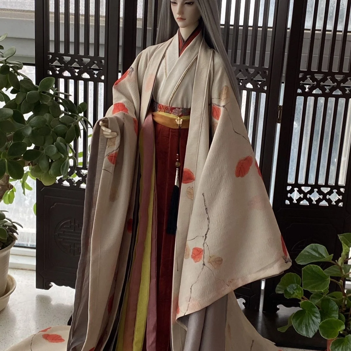 

Clothes for doll customized ancient costume uncle size 1/3 1/4 BJD doll skirt doll clothing free shipping