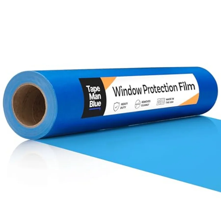

Window Protection Film, 21 inch x 600 feet, Made in The USA, Strongest and Most Durable Window Protection Film for Construction