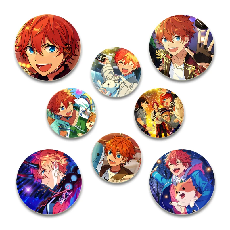 32/44/58MM Anime Akehoshi Subaru Handmade Brooch for Clothes Backpack Decoration Cartoon Badge Jewelry Accessories Gifts