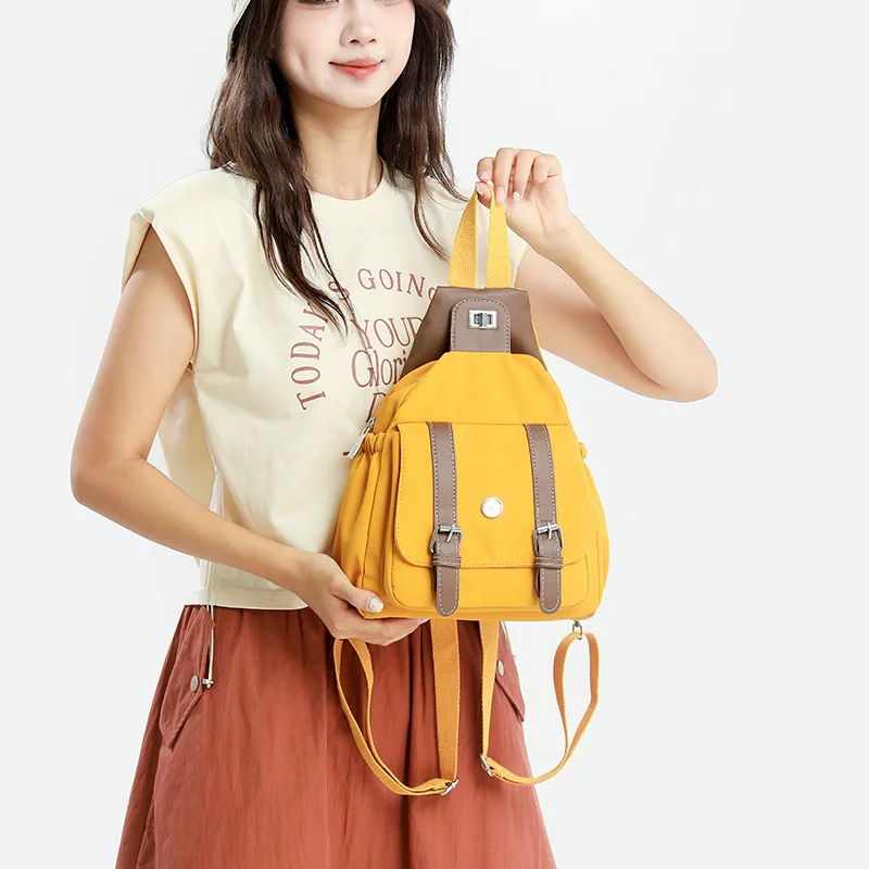 

Dual-purpose Casual Breast Bag, Premium Sense Contrasting Colors, Casual Shoulder Travel Versatile Shoulder Messenger Bag