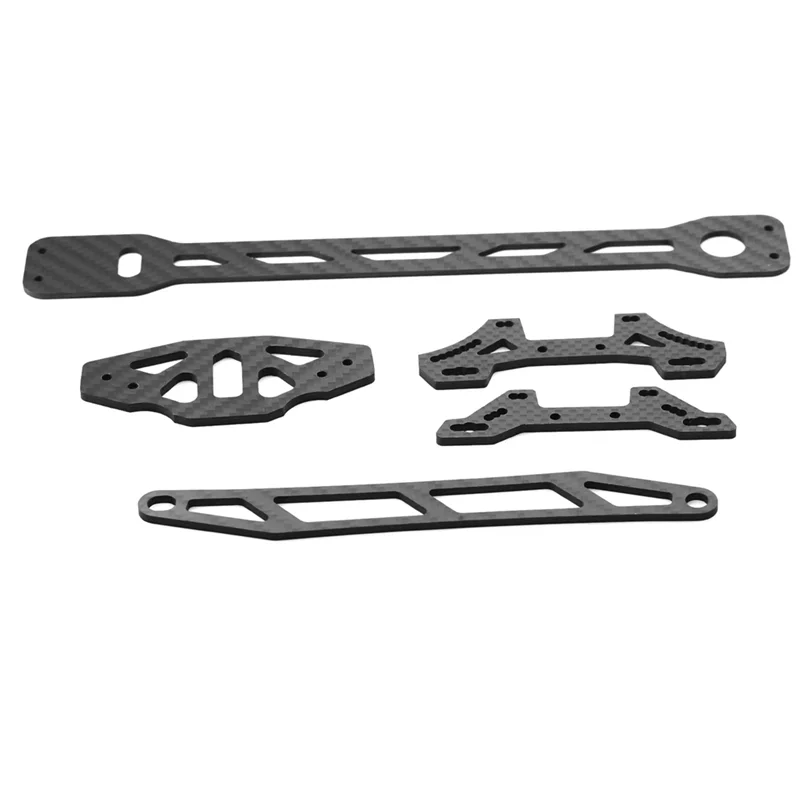 

AA84 Амортизирующая башня из углеродного волокна Батарейная пластина Второй этаж Бамперная пластина для Tamiya TT02 TT-02 1/10 Замена радиоуправляемого автомобиля