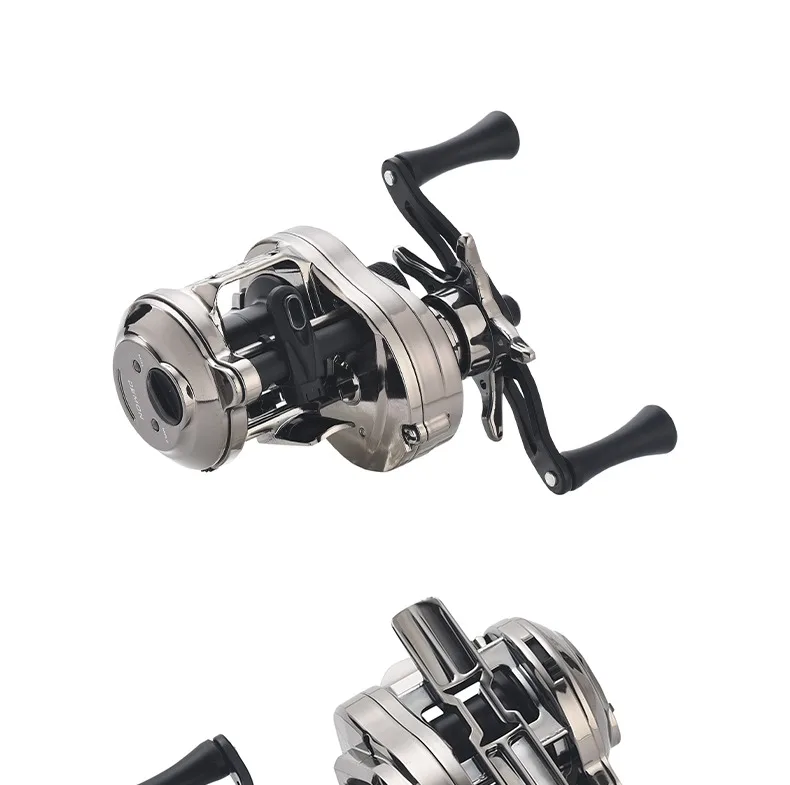 Lizard Fishing DEMON DC Gun-Smoke Color Baitcasting-Rolle Elektronische Bremse Anti-Backlash Leichte Vielseitige Angelrolle – Detail 28