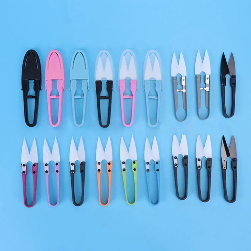 Portable Insulation Ceramic Yarn Scissors Multifunctional Mobile Phone Accessories Battery Cable Cutting U-Shape Shear