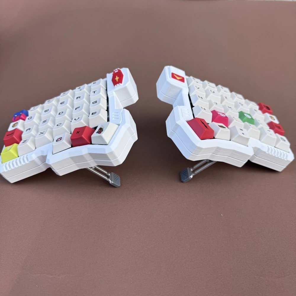 Tenting Silakka54 Split Keyboard Kit Reze Keycap Custom Wired Hot Swap Mechanical Keyboard VIAL/QMK RP2040 Type C Game Keyboard
