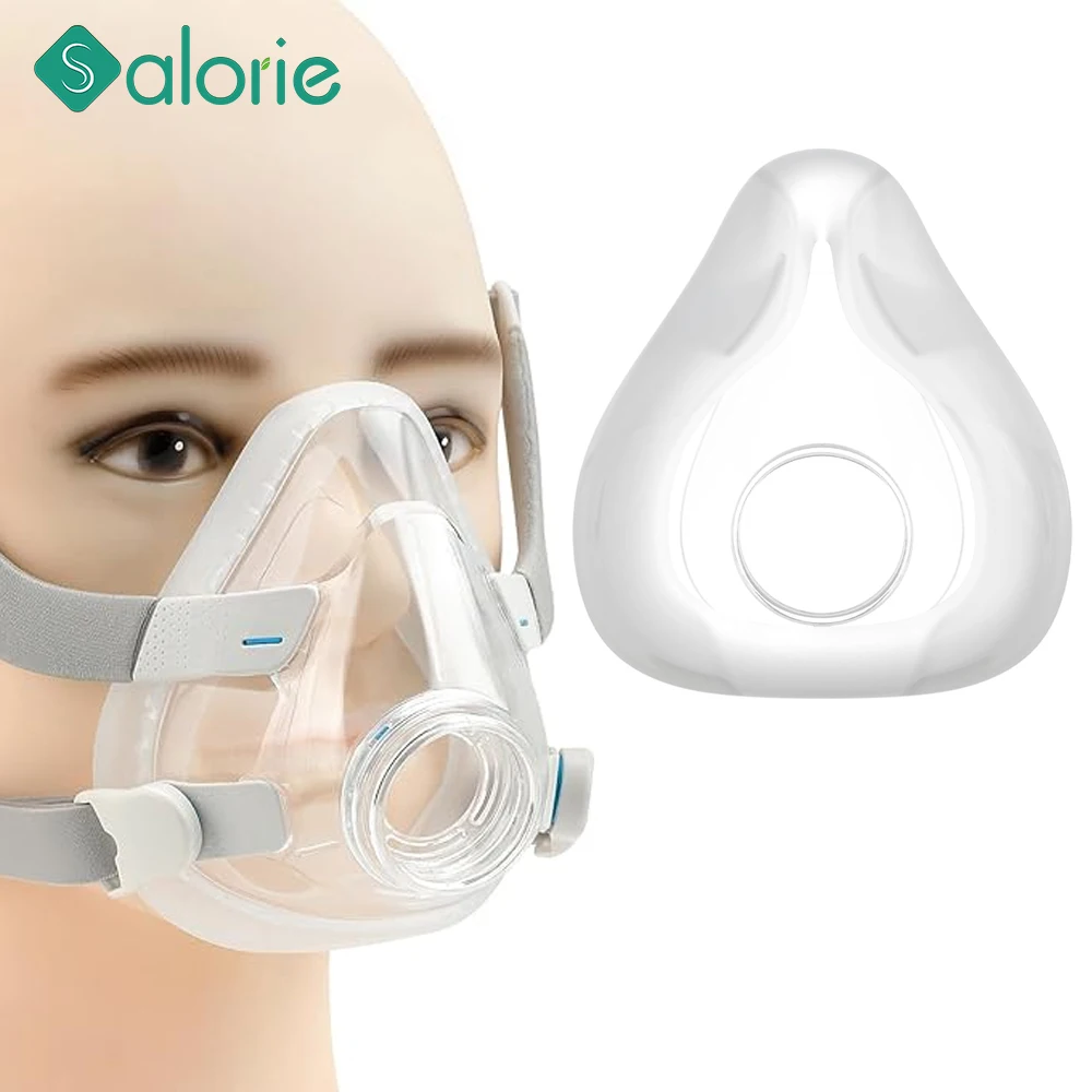 1 paquete de mascarilla facial CPAP para AirFit F20, cojín de repuesto para la nariz, Compatible con Airfit F20, cubiertas faciales, accesorios para mascarilla Nasal